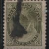 CANADA Scott# 84 QUEEN VICTORIA USED, SON CANCEL HIGH VALUE ISSUE