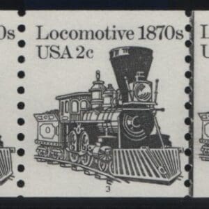 Scott# 1897A "LOCOMOTIVE" MNH PNC3 PLATE #3, NICELY CENTERED