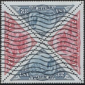 Scott# 3130-31 "PACIFIC 97" USED BLOCK (4) NICELY CENTERED