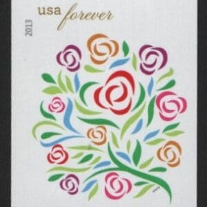 Scott# 4764 "WEDDING BOUQUET" NO DIE CUT SINGLE, MNH