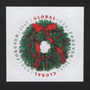 Scott# 4814 S/A "GLOBAL FOREVER-EVERGREEN WREATH" NDC SINGLE
