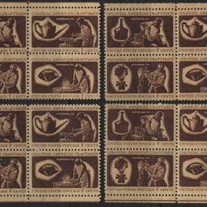 Scott# 1456-59 "BICENTENNIAL" MNH MATCHED PLATE BLOCKS (4) SET P# 33665