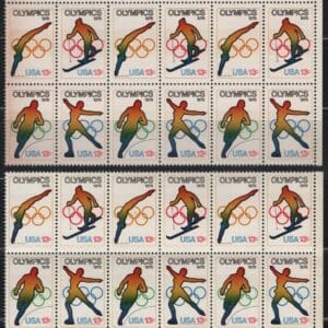 Alternative view of Scott# 1695-98 SUMMER & WINTER OLYMPICS MATCHED PLATE BLOCKS (12)