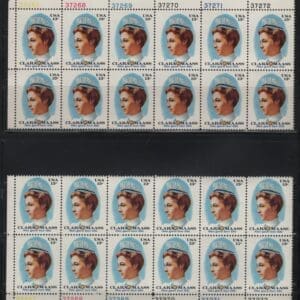 Scott# 1699 CLARA MAASS MNH MATCHED PLATE BLOCKS (12) P# 37267-72