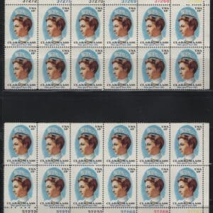 Alternative view of Scott# 1699 CLARA MAASS MNH MATCHED PLATE BLOCKS (12) P# 37267-72