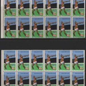 Scott# 1790 SUMMER OLYMPICS MNH MATCHED PLATE BLOCKS(12) P#39111