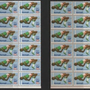Scott# C97 22nd OLYMPICS AT MOSCOW - MNH MATCHED PLATE BLOCKS(12)