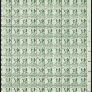 Scott# 1279 "GALLATIN" MNH FULL SHEET (100) NICELY CENTERED