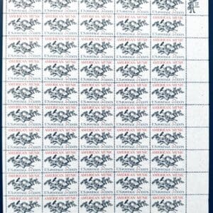Scott# 1252 "AMERICAN MUSIC" MNH FULL SHEET (50) NICELY CENTERED
