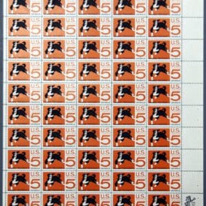 Scott# 1307 "ASPCA CENTENARY" MNH FULL SHEET (50) NICELY CENTERED
