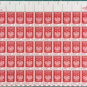 Scott# 1313 "POLAND'S MILLENNIUM - EAGLE & CROSS" MNH SHEET (50)