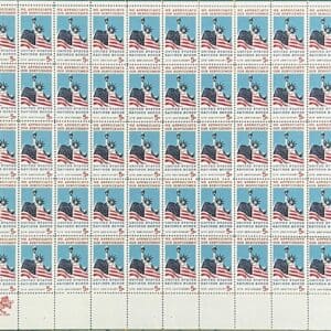 Scott# 1320 "STATUE of LIBERTY & OLD GLORY" MNH FULL SHEET (50)