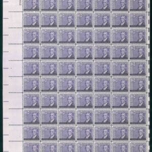 Scott# 1105 "JAMES MONROE - PRESIDENT" MNH FULL SHEET (70)