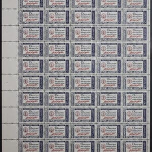 Scott# 1139 "CREDO - GEORGE WASHINGTON" MNH FULL SHEET (50)