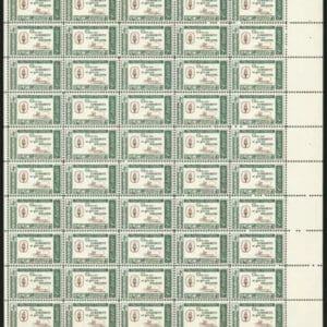 Scott# 1144 "CREDO- PATRICK HENRY" MNH FULL SHEET (50)