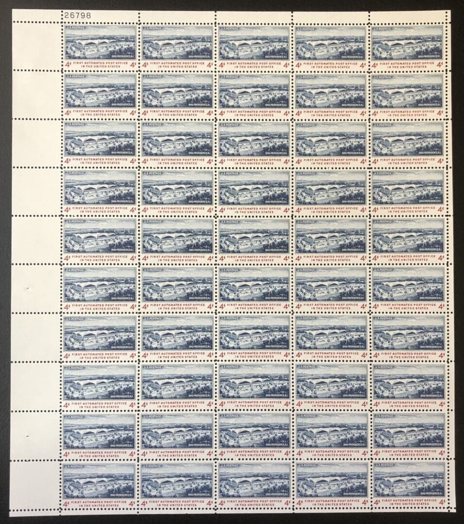 Scott# 1164 "FIRST AUTOMATED POST OFFICE" MNH FULL SHEET (50)