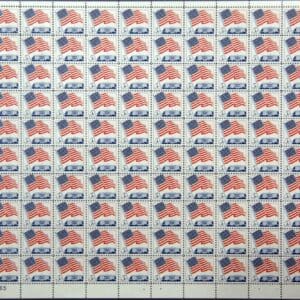 Scott# 1208 "50 STAR FLAG" MNH FULL SHEET (100) NICELY CENTERED