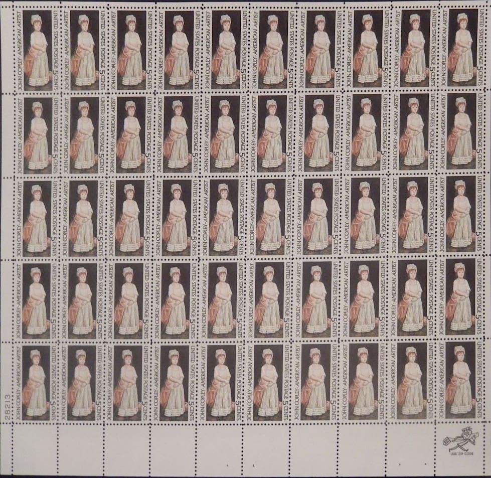 Scott# 1273 "ELIZABETH C COPLEY - ARTIST" MNH FULL SHEET (50)