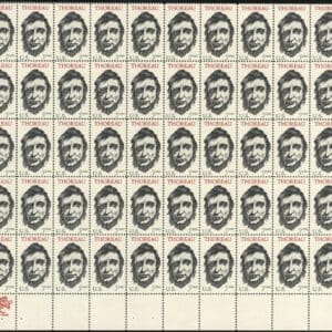 Scott# 1327 "HENRY THOREAU-WRITER" MNH FULL SHEET (50)