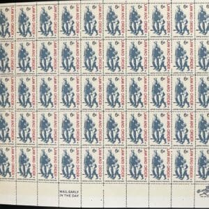 Scott# 1343 "LAW AND ORDER" MNH FULL SHEET (50) NICELY CENTERED