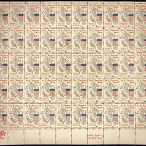 Scott# 1369 "AMERICAN LEGION" MNH FULL SHEET (50) NICELY CENTERED