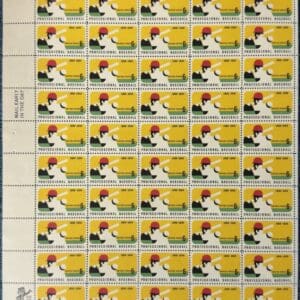 Scott# 1381 "BASEBALL" MNH FULL SHEET (50) NICELY CENTERED