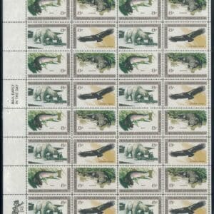 Scott# 1427-30 "WILDLIFE CONSERVATION" MNH FULL SHEET (32)