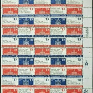 Scott# 1543-46 "AMERICAN REVOLUTION BICENTENNIAL" FULL SHEET (50)