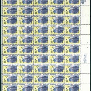 Scott# 1556 "PIONEER 10 PASSING JUPITER" MNH FULL SHEET (50)