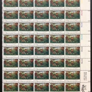 Scott# 1563 "LEXINGTON CONCORD" MNH FULL SHEET (40)