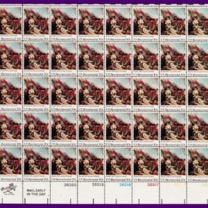 Scott# 1564 "BICENTENNIAL - BUNKER HILL" MNH FULL SHEET (40)