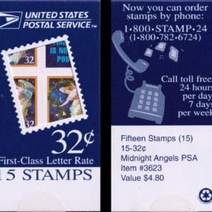 Scott# 3012A BK233a "MIDNIGHT ANGEL" SEALED MDI BOOKLET (15)