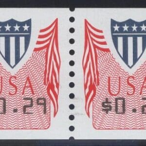 Scott# CVP32 "COMPUTER VENDED POSTAGE" COIL PAIR, MNH/OG