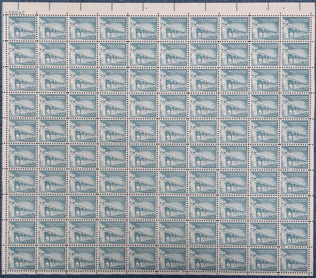 Scott# 1031a "PALACE OF GOVERNORS" MNH FULL SHEET (100)