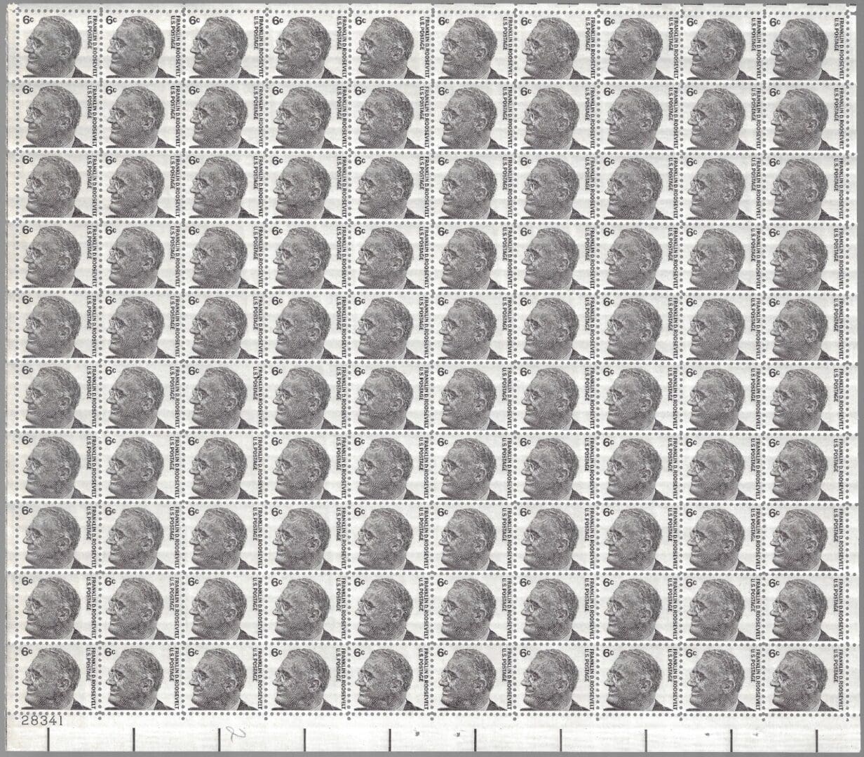 Scott# 1284 "FRANKLIN D ROOSEVELT" MNH FULL SHEET (100)
