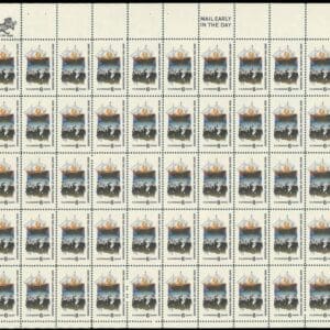 Scott# 1420 "PILGRIM'S LANDING-THE MAYFLOWER" MNH FULL SHEET (50)