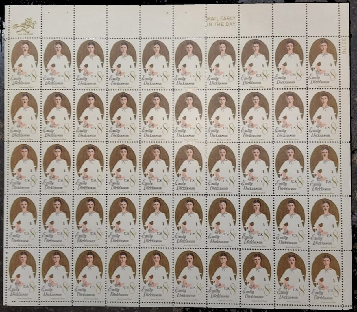 Scott# 1436 "EMILY DICKINSON" MNH FULL SHEET (50) NICELY CENTERED