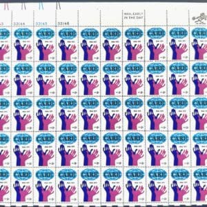 Scott# 1439 "CARE - REACHING HANDS" MNH FULL SHEET (50)
