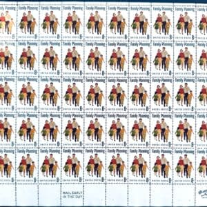 Scott# 1455 "FAMILY PLANNING" MNH FULL SHEET (50) NICELY CENTERED