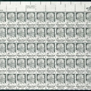 Scott# 1526 "ROBERT FROST - POET" MNH FULL SHEET (50)