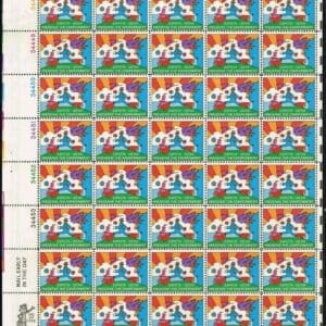 Scott# 1527 "PETER MAX - EXPO 74 WORLDS FAIR" MNH FULL SHEET (40)