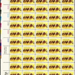 Scott# 1528 "HORSE RACING - KENTUCKY DERBY" MNH FULL SHEET (50)