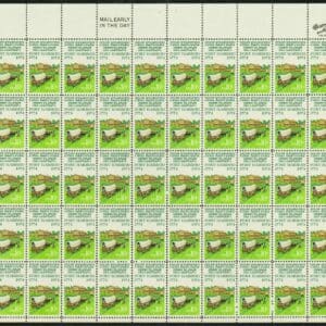 Scott 1542 FORT HARROD 1st KENTUCKY SETTLEMENT MNH FULL SHEET(50)