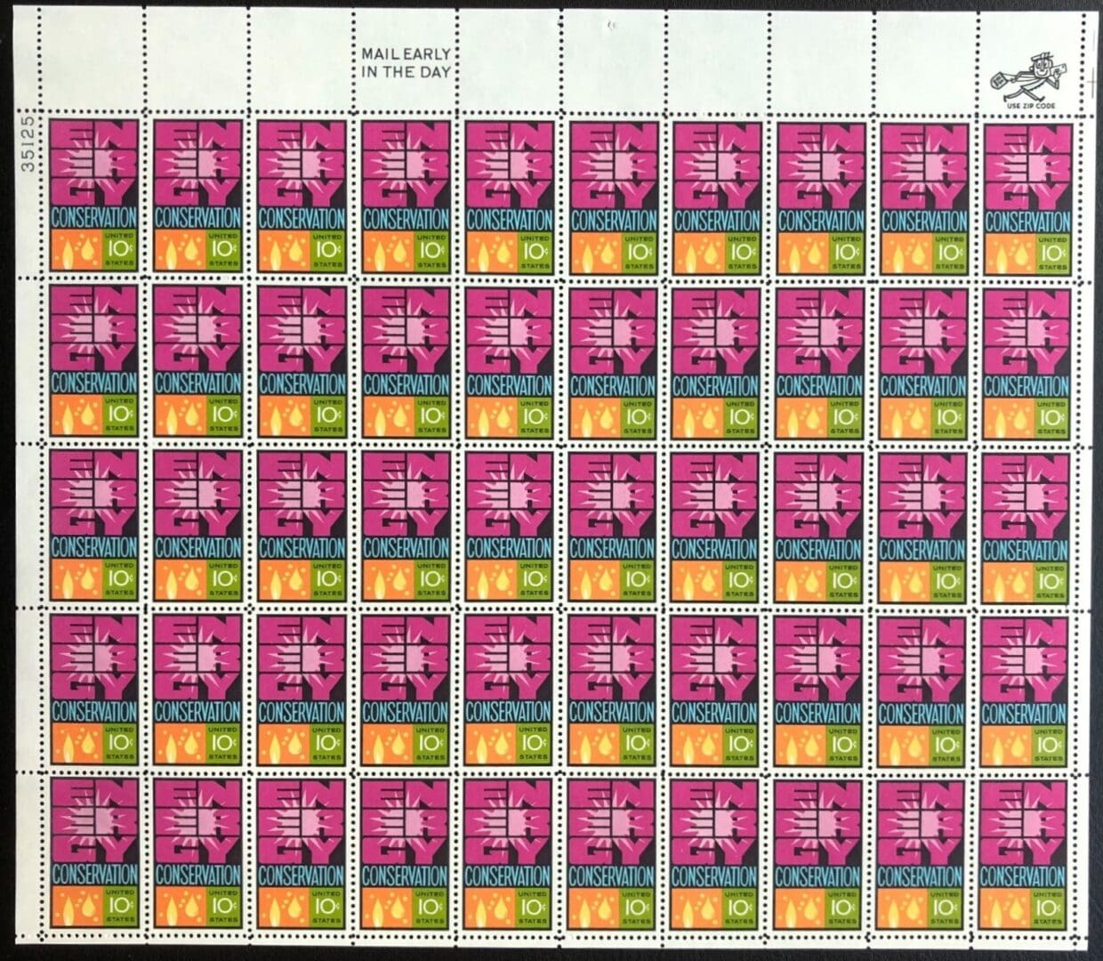 Scott# 1547 "ENERGY CONSERVATION" MNH FULL SHEET (50)