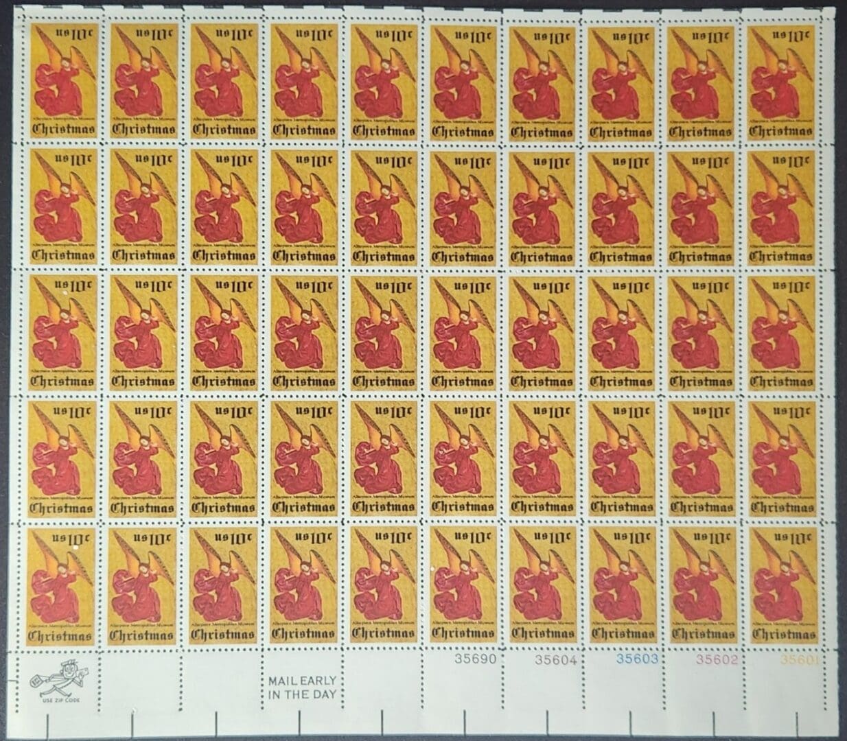 Scott# 1550 "CHRISTMAS" MNH FULL SHEET (50) NICELY CENTERED