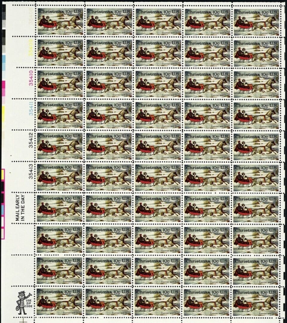 Scott# 1551 "CHRISTMAS" MNH FULL SHEET (50) NICELY CENTERED
