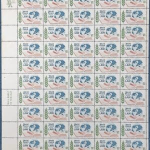 Scott# 1576 "WORLD PEACE THROUGH LAW" MNH FULL SHEET (50)