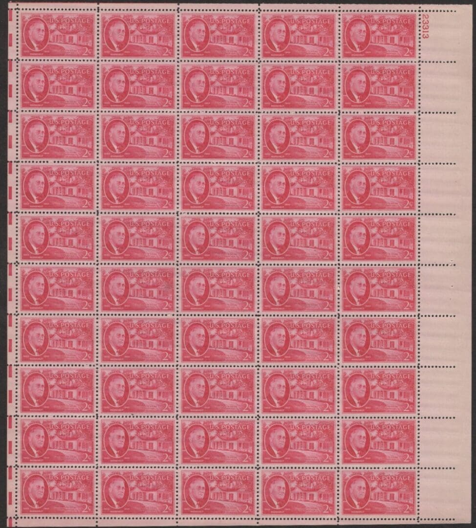 Scott# 931 "ROOSEVELT" MNH FULL SHEET (50) NICELY CENTERED