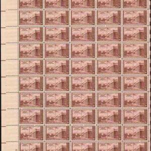 Scott# 944 KEARNY EXPEDITION MNH FULL SHEET (50) NICELY CENTERED