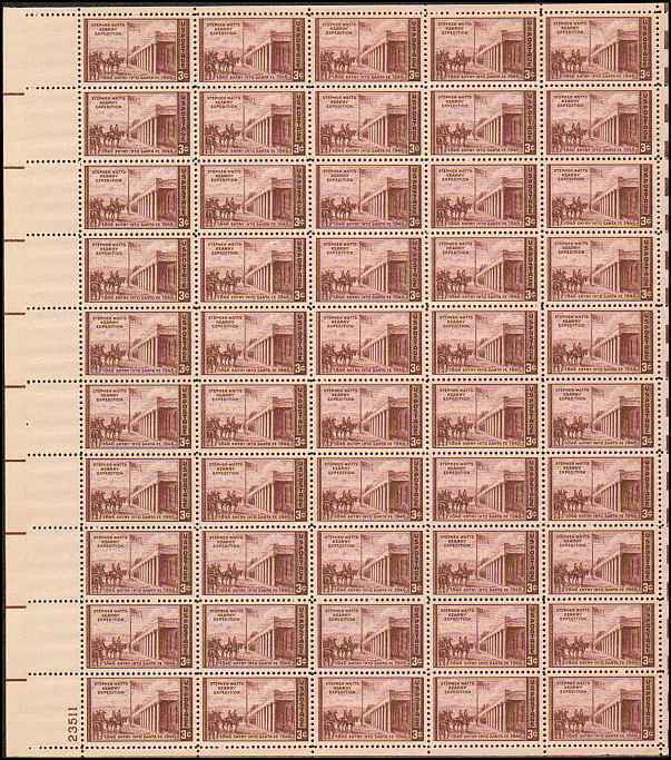 Scott# 944 KEARNY EXPEDITION MNH FULL SHEET (50) NICELY CENTERED